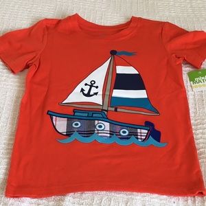 NWT Boys size M6 short-sleeve T-shirt.
